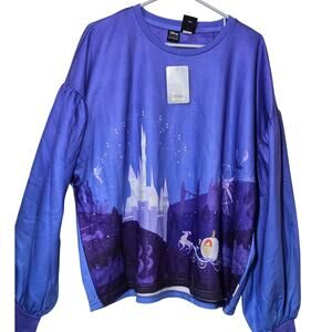 Disney Parks Cinderella Castle Top By Ashley Taylor for Her Universe NWT 2X